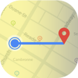Ikon program: Measure distance on map