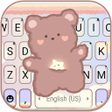 Kawaii Teddy Keyboard Background