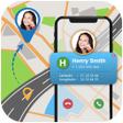 プログラムのアイコン：GPS Live Mobile Number Lo…