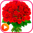 Ikona programu: WASticker Roses Animated