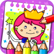 Princess Coloring Book  Games