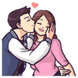 プログラムのアイコン：Love Stickers for Whatsap…