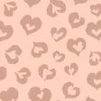 Chic Wallpaper Leopard Heart