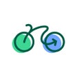 Icône du programme : Geovelo : bike GPS
