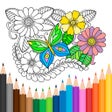 أيقونة البرنامج: Anti-stress Coloring Book…