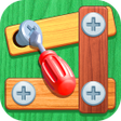 Ikona programu: Wood Screw: Nuts  Bolts