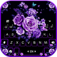 プログラムのアイコン：Purple Rose Bouquet Backg…