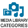 Icoon van programma: Media Library Categories