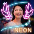 プログラムのアイコン：Neon Photo Editor: Art Ef…