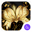 Icon of program: Golden Flower Theme  HD w…
