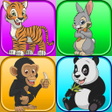 أيقونة البرنامج: Brain game with animals