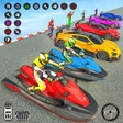 أيقونة البرنامج: Superhero Car Stunt Car R…