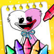 Icon of program: Huggy Coloring Book Wuggy…