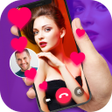 Icon of program: Romantic Video Call - Liv…