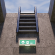 Escape game emergency exit icon