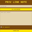 Ikon program: PrivLinkNote