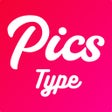 أيقونة البرنامج: PicsType : Add Text to Ph…