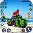 Иконка программы: Superhero Tricky Bike Rac…