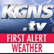 Symbol des Programms: KGNS WEATHER