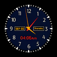 أيقونة البرنامج: Clock live wallpapers AOD