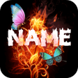 프로그램 아이콘: Fire Effect Name Art Make…