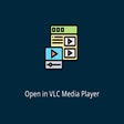 Icoon van programma: Open in VLC Media Player™