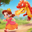 أيقونة البرنامج: Girl Run:Dragon Out