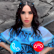 Иконка программы: Fake call Kim Loaiza Chat