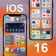 プログラムのアイコン：iOS 16 Launcher For Andro…