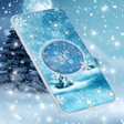 Icoon van programma: Winter Snow Clock Wallpap…