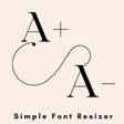 Simple Font Resizer icon