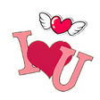 Symbol des Programms: WAStickerApps I love you