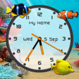 プログラムのアイコン：Aquarium Clock Live Wallp…