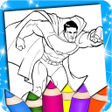 أيقونة البرنامج: Superhero Coloring Book