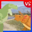 程序图标：T-Rex Fights Triceratops