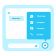 أيقونة البرنامج: Floating Chat Buttons 821…