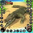 Ikona programu: Wild Crocodile Family Sim…