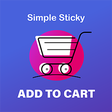 Ikon program: Simple Sticky Add To Cart…
