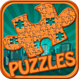 Puzzles of the city icon