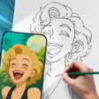 ไอคอนของโปรแกรม: Cartoon AR Drawing Sketch…