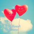 Red Heart Balloons Theme