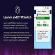 Icon of program: Launch and DTM Switch