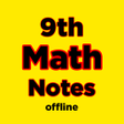 Programın simgesi: 9th class maths notes