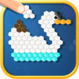Иконка программы: Hexa Mosaic - Block Puzzl…