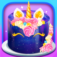 أيقونة البرنامج: Galaxy Unicorn Cake - Pri…