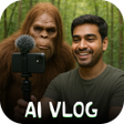 Programın simgesi: AI Vlog Video: Monkey Vlo…