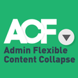 Programikonen: ACF Admin Flexible Conten…
