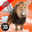 Wild Flying Lion Simulator 3D