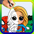 أيقونة البرنامج: How To Draw Justice Leagu…