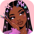 Ikona programu: Melanin wallpapers: Girly…